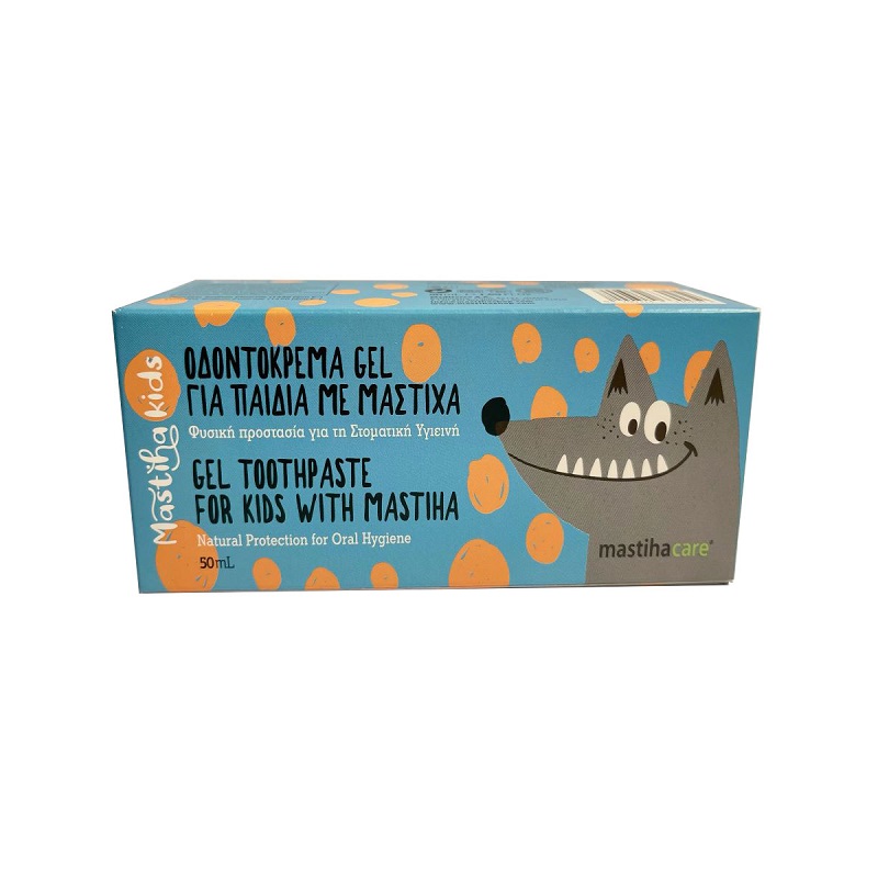 Pasta de dinti gel pentru copii cu Mastiha, 50 ml, Mediterra