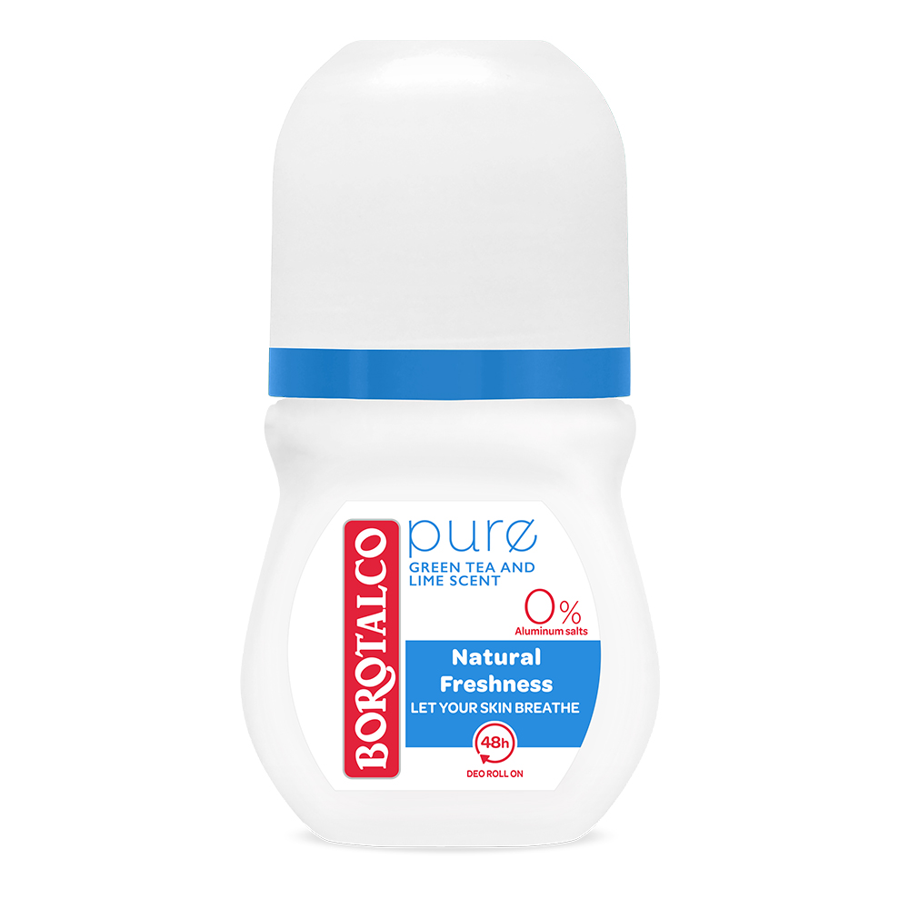 Deodorant roll-on Pure Natural Freshness, 50 ml, Borotalco