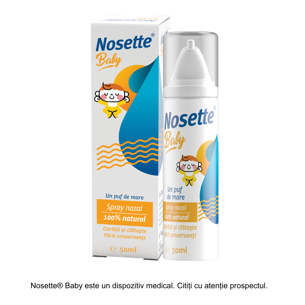 Spray nazal apa de mare izotonica Nosette Baby, 50 ml, Dr. Reddys