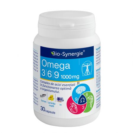 Omega 3-6-9 1000 mg, 30 capsule - Bio Synergie