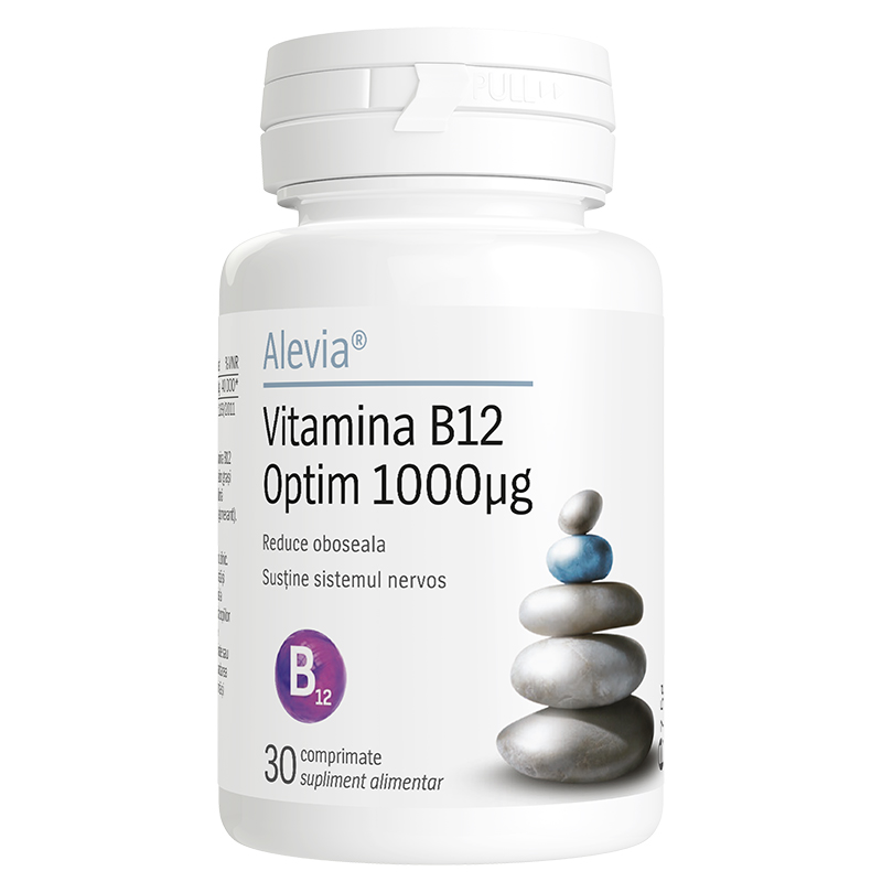 Vitamina B12 Optim, 1000 mcg, 30 capsule, Alevia