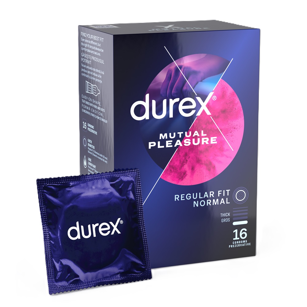 Prezervative Mutual Pleasure, 16 bucati, Durex