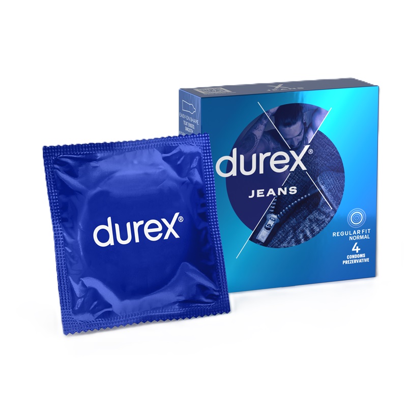 Prezervative Jeans, 4 bucati, Durex