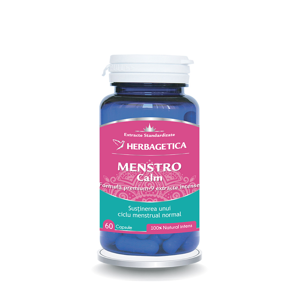 Menstrocalm, 60 capsule, Herbagetica