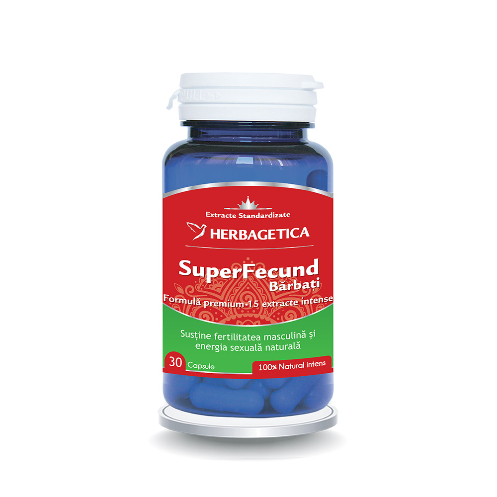 Superfecund barbati, 30 capsule, Herbagetica