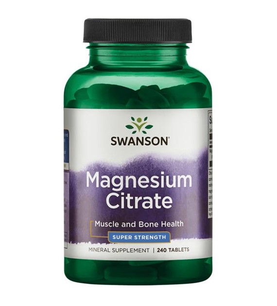 Magneziu Citrat 225 mg, 240 tablete, Swanson 