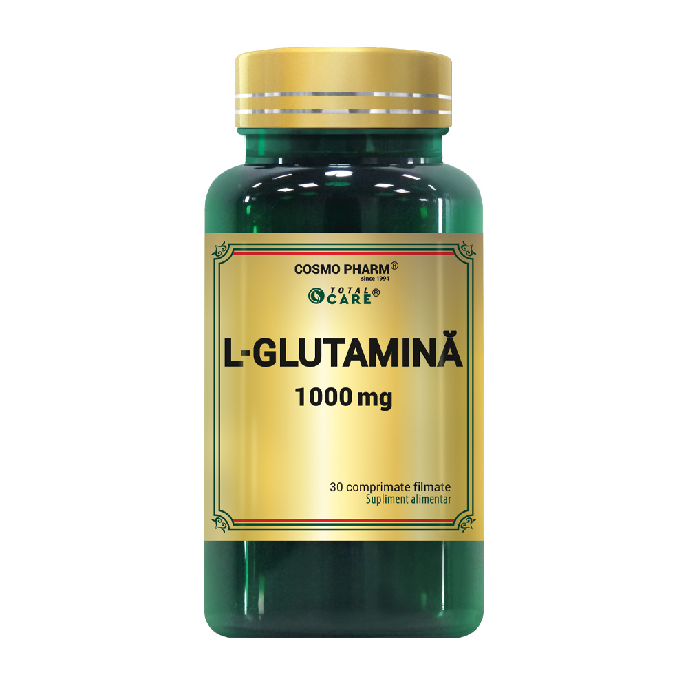 L-Glutamina, 1000 mg, 30 comprimate, Cosmopharm