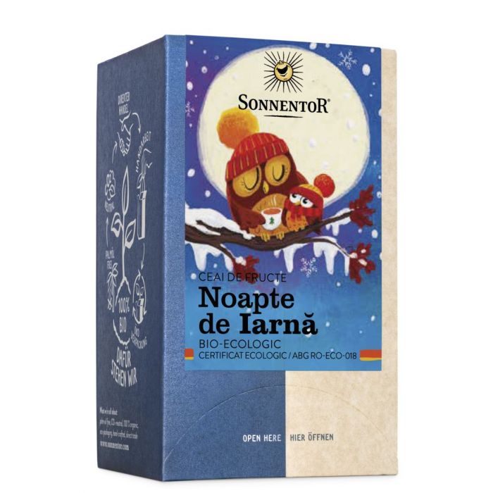 Ceai de fructe Bio Noapte de Iarna, 18 plicuri, Sonnentor