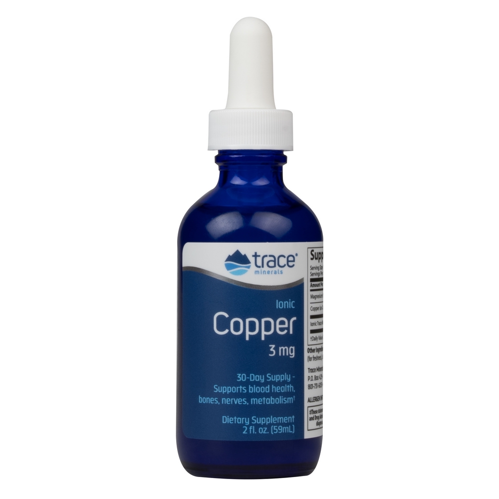 Ionic Copper 3 mg, 59 ml, Trace Minerals