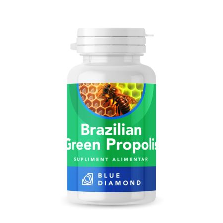 Brazilian Green Propolis, 30 capsule, Blue Diamond