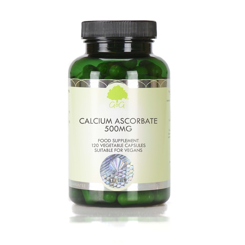 Vitamina C Ascorbat de Calciu, 500 mg, 120 capsule, G&G
