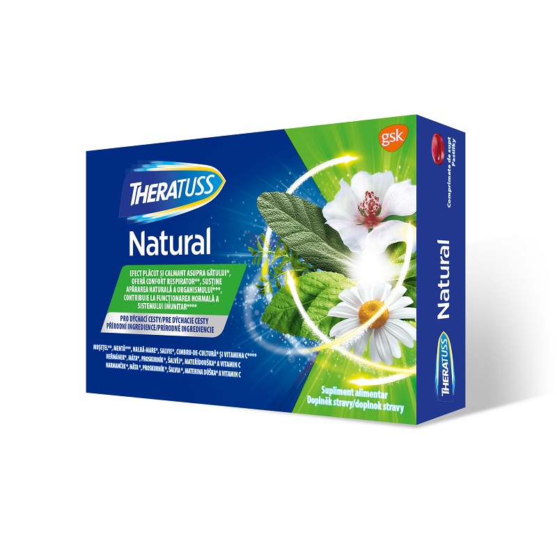 Theratuss Natural, 16 comprimate, Gsk