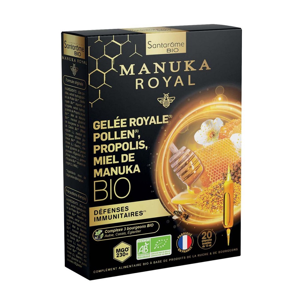 Manuka Royal Bio, 20 x 10 ml, Santarome