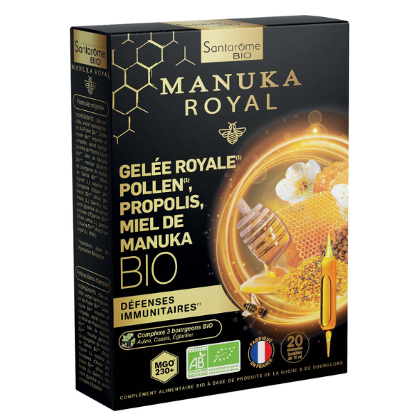 Manuka Royal Bio, 20 fiole x 10 ml, Santarome