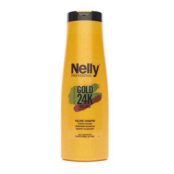 Sampon pentru volum Gold 24K, 400 ml, Nelly Professional