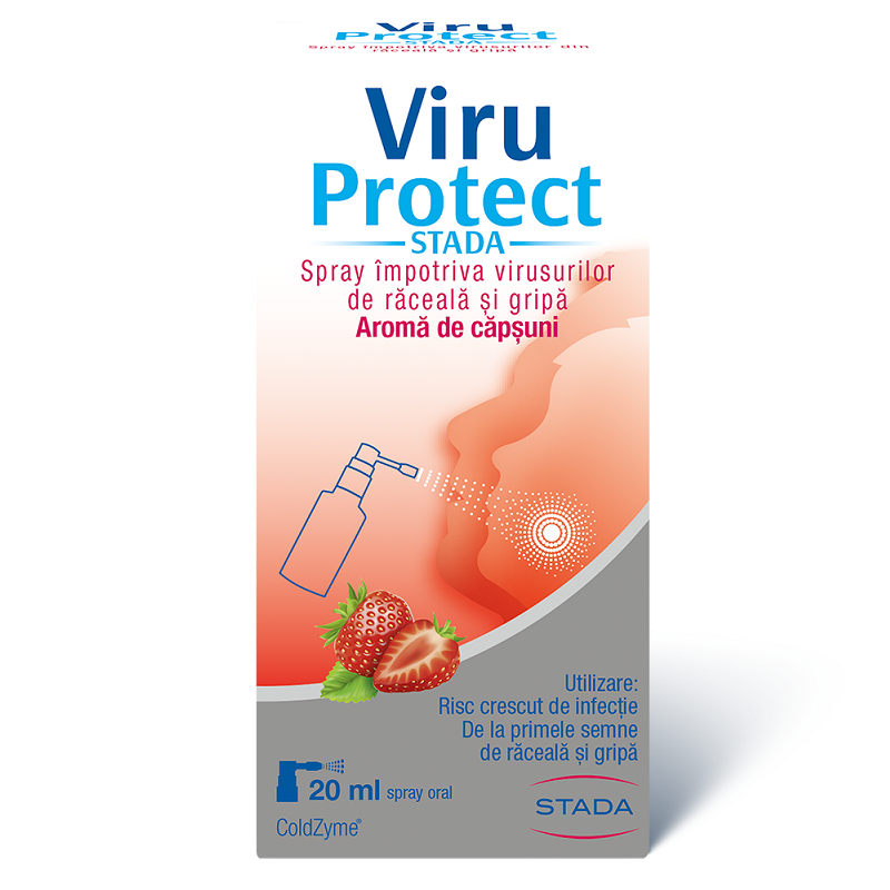 ViruProtect spray oral cu aroma de capsuni, 20 ml, Stada