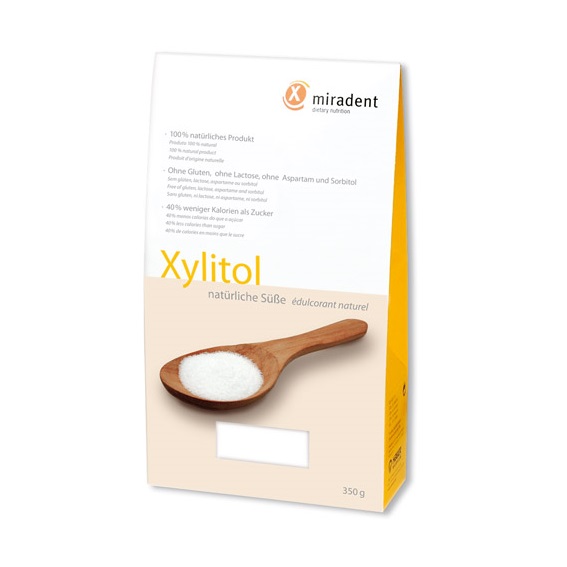 Pudra indulcitor natural Xylitol, 350 g, Miradent