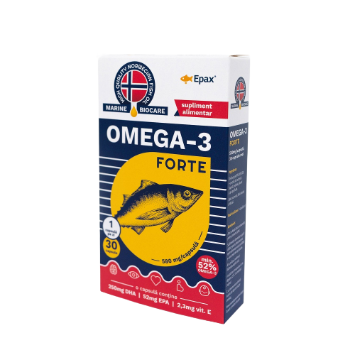 Omega 3 Forte Marine Biocare Epax, 30 capsule, Phyto Biocare