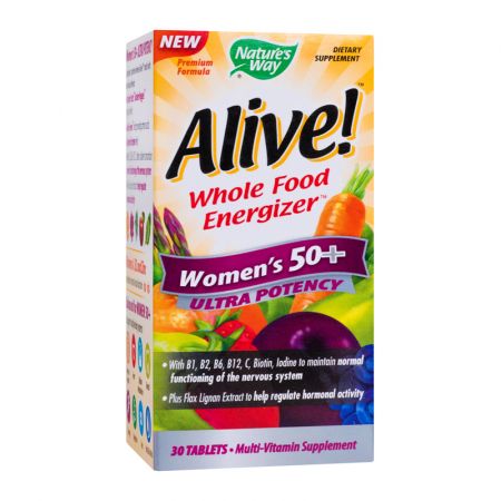Alive Once Daily Women 50+ Ultra Nature's Way, 30 tablete - Secom