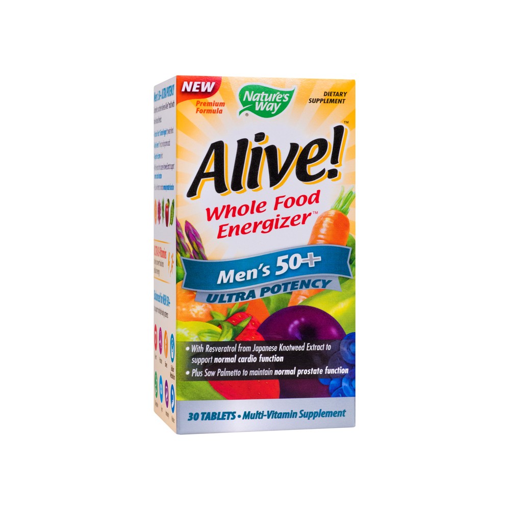 Alive Once Daily Mens 50+ Ultra Potency Nature's Way, 30 tablete, Secom