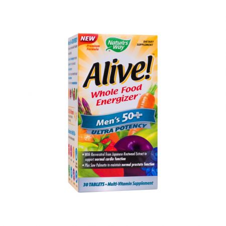 Alive Once Daily Mens 50+ Ultra Potency Nature's Way, 30 tablete - Secom