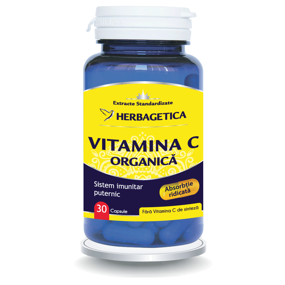 Vitamina C Organica, 30 capsule, Herbagetica