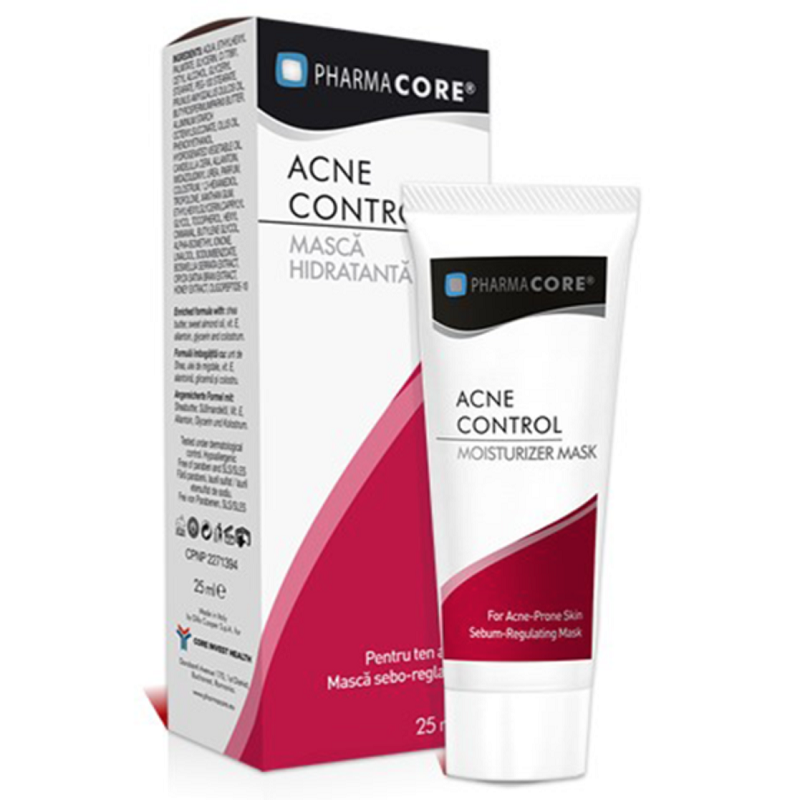 Masca hidratanta Acne Control, 25 ml, Pharmacore