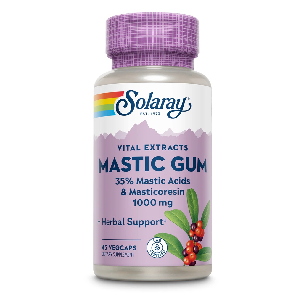 Mastic Gum Solaray, 500 mg, 45 capsule, Secom