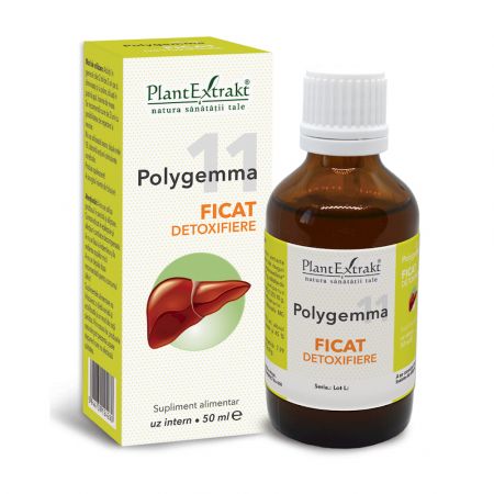 Polygemma 11 Ficat detoxifiere, 50 ml - Plant Extrakt