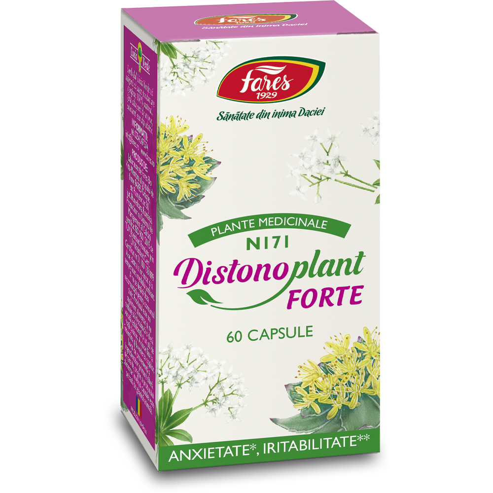 Distonoplant Forte N171, 60 capsule, Fares