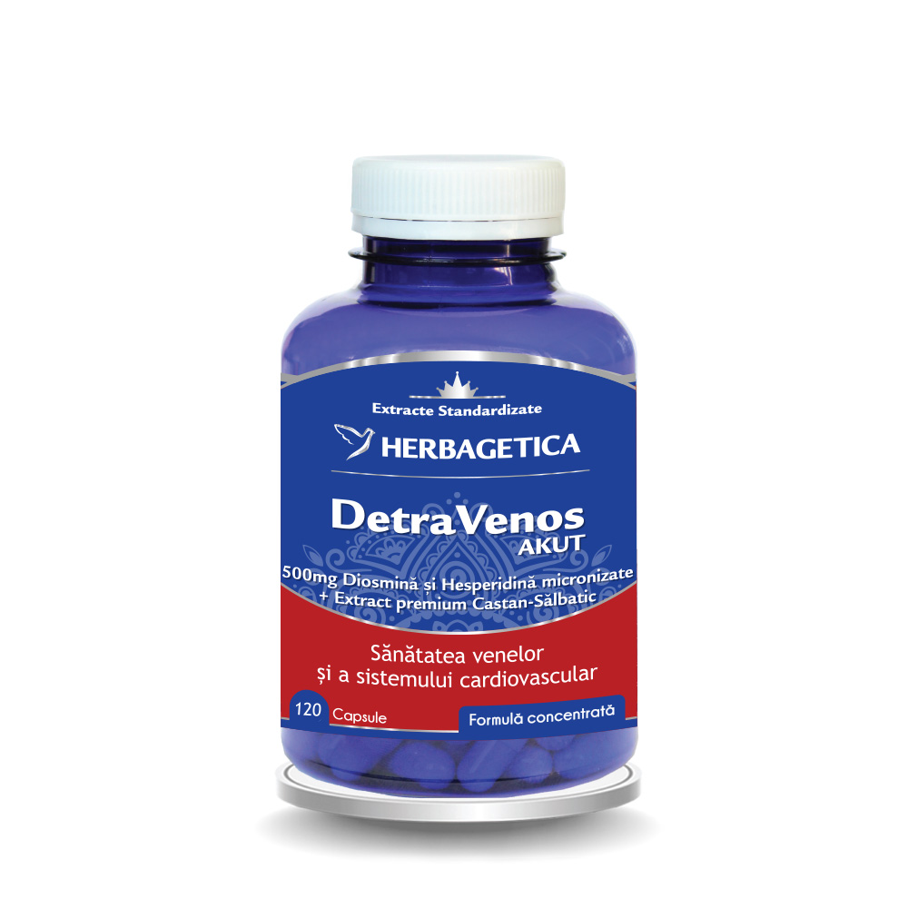 DetraVenos Akut, 120 capsule, Herbagetica