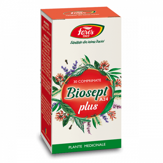 Biosept Plus (A24), 30 comprimate, Fares