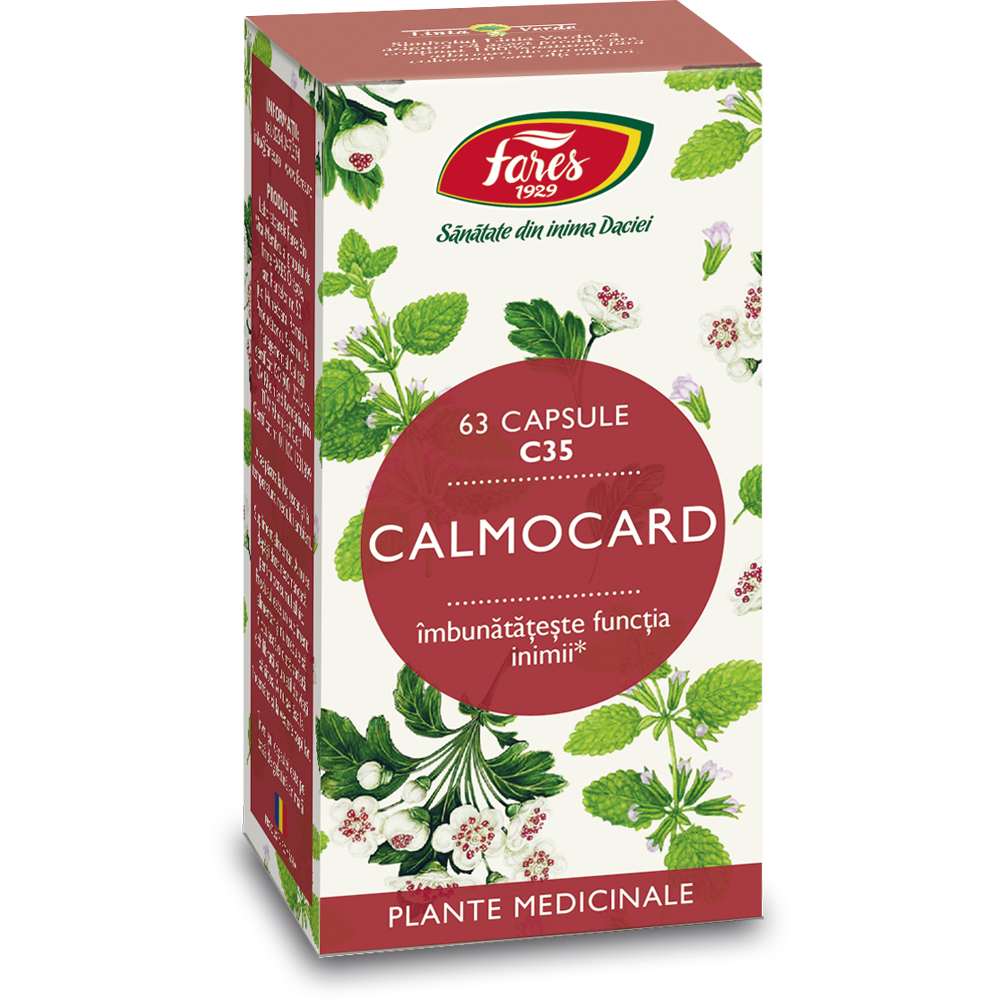 Calmocard C35, 63 capsule, Fares