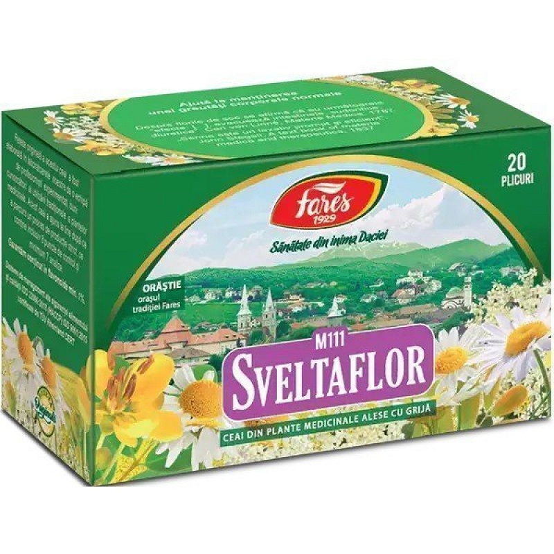 Ceai din plante medicinale Sveltaflor - ceai pentru slabit 50g