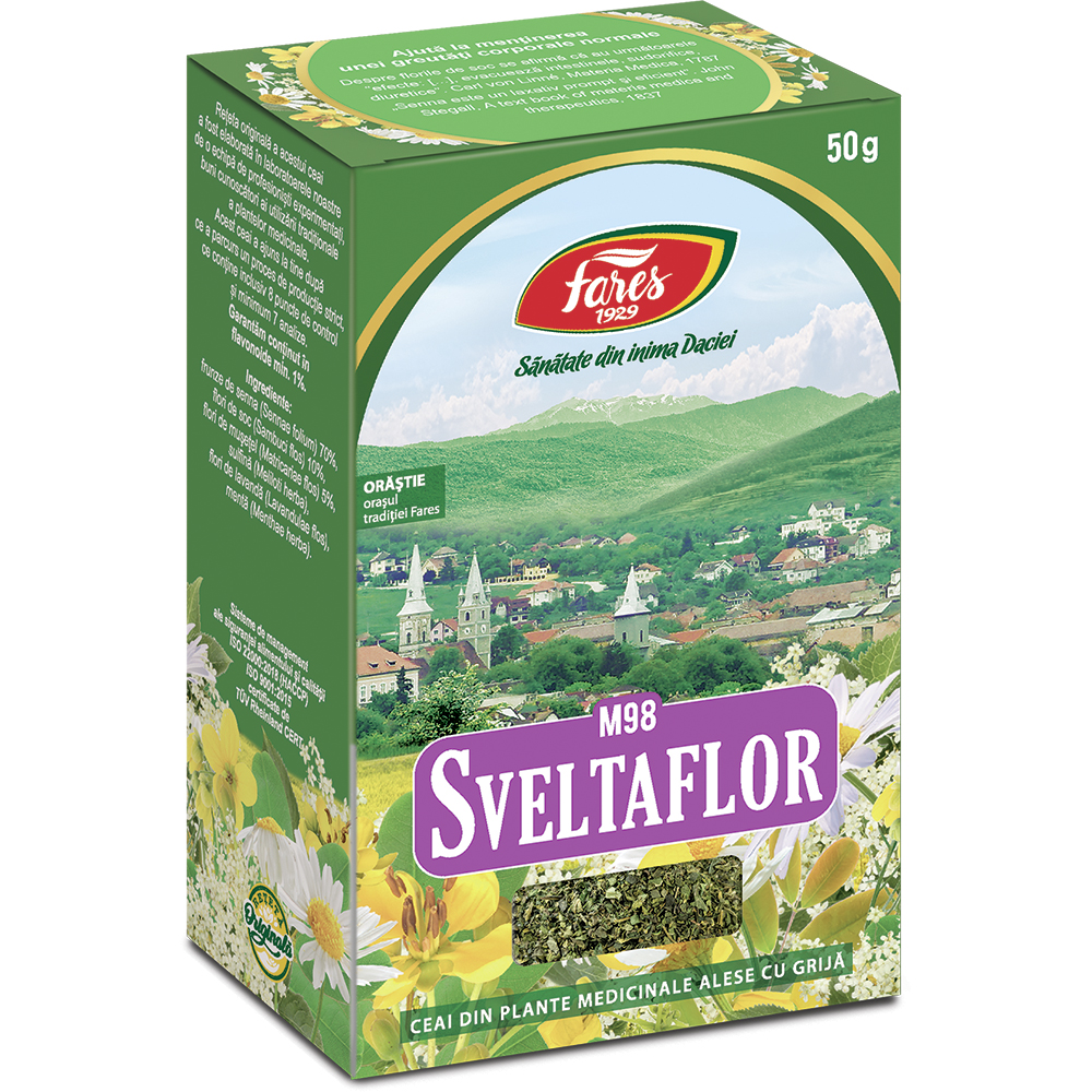 Ceai Sveltaflor M98, 50 g, Fares