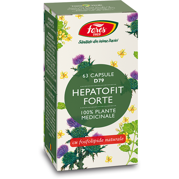 Hepatofit Forte D79, 63 capsule, Fares