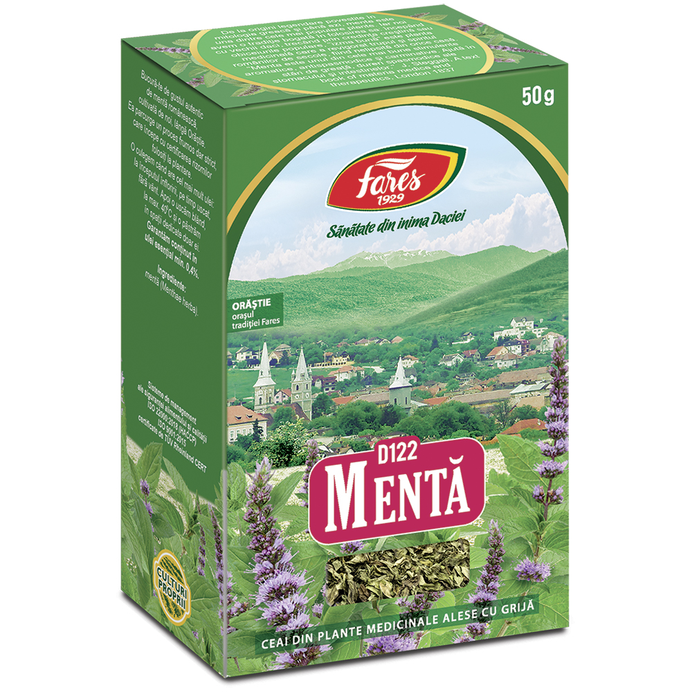 Ceai de Menta D 122, 50 g, Fares