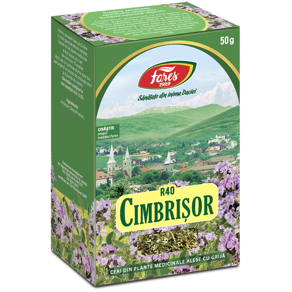 Ceai Cimbrisor iarba R 40, 50 g, Fares