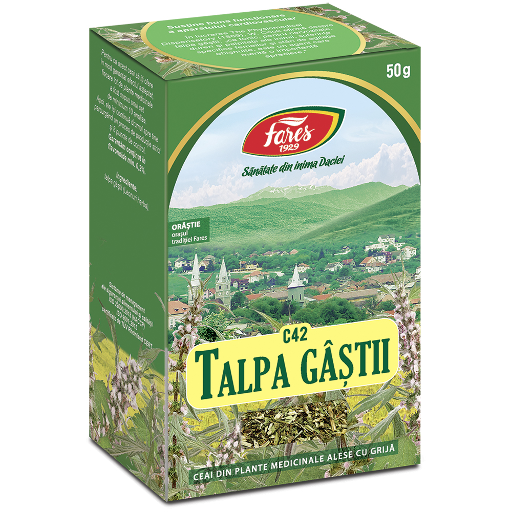 Ceai Talpa Gastii iarba C42, 50 g, Fares