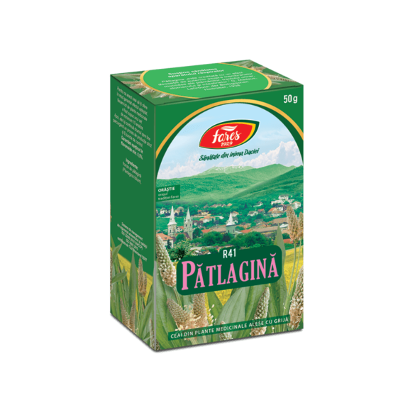 Ceai Patlagina frunze, R41, 50 g, Fares