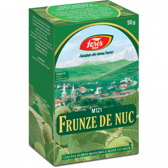 Ceai Nuc frunze, M121, 50 g, Fares