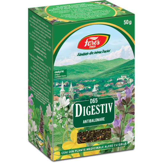 Ceai Digestiv, D65, 50 g, Fares