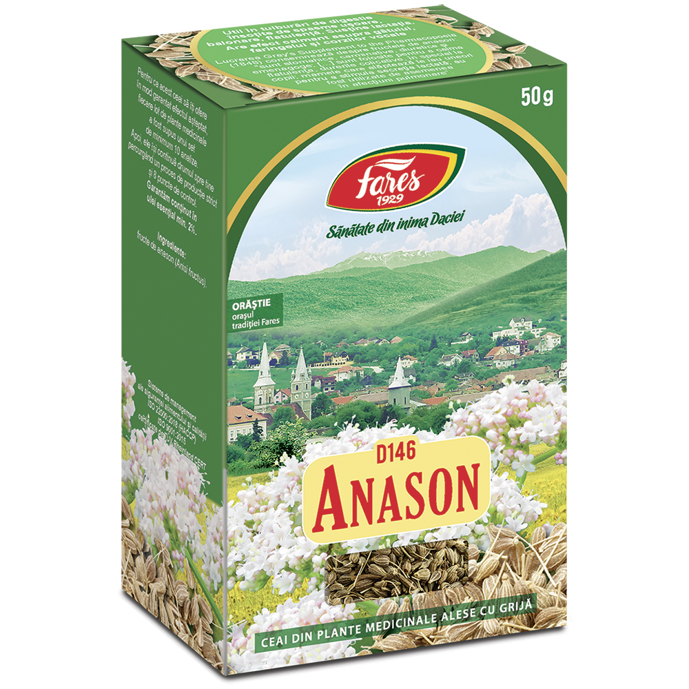 Ceai Anason fructe D146, 50 g, Fares