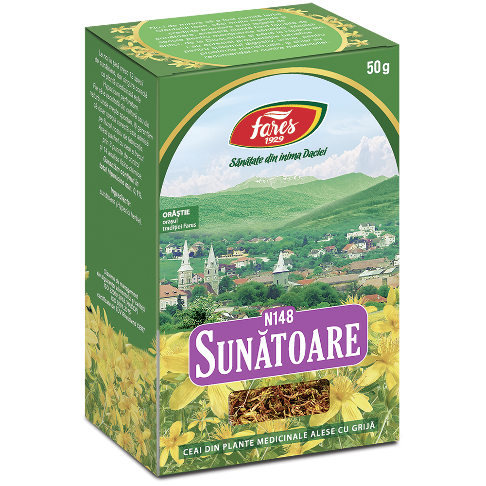 Ceai sunatoare iarba N 148, 50 g, Fares