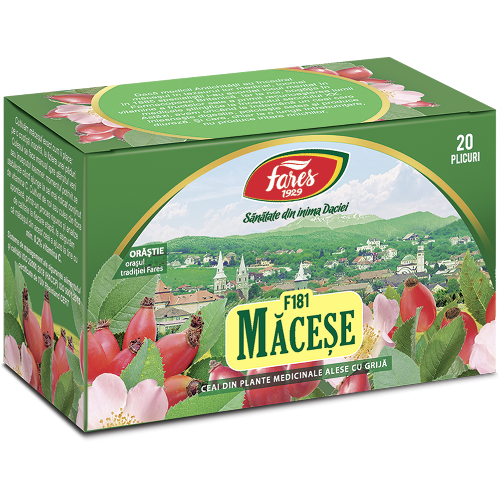 Ceai de macese F 181, 20 plicuri, Fares