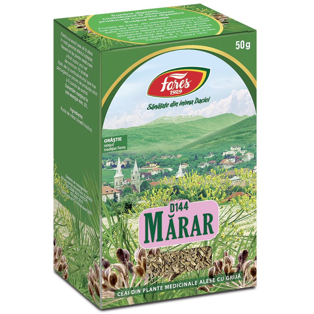 Ceai Marar fructe D 144, 50 g, Fares