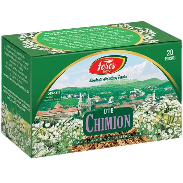 Ceai fructe de Chimion, D118, 20 plicuri, Fares