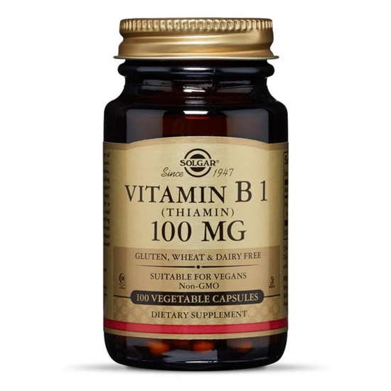 Vitamina B1 (Tiamina) 100mg, 100 capsule, Solgar