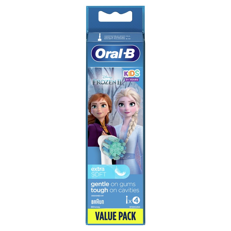 Rezerve periuta de dinti electrica pentru copii Frozen, 4 buc, Oral-B