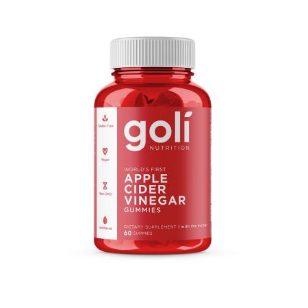 Apple Cider Vinegar, 60 jeleuri, Goli Nutrition